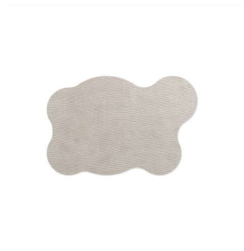 PLACEMATS 44x29 cm BLOB single piece LIGHT JUTA WHITE OYSTER
