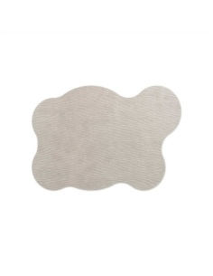 PLACEMATS 50x35 cm BLOB single piece LIGHT JUTA WHITE OYSTER