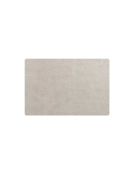 PLACEMATS 45x30 cm single piece LIGHT JUTA WHITE OYSTER
