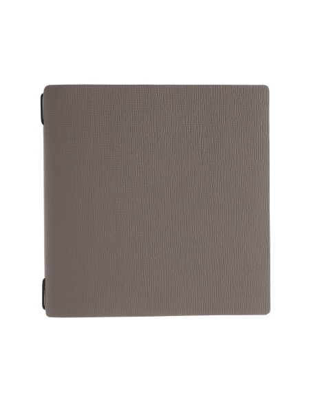menu holder QUADRATO (23x23,1 cm) GREY hot stamping 2 envelopes (4 sid