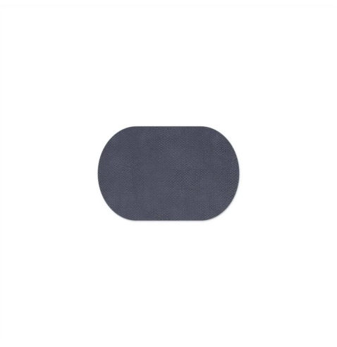 OVAL PLACEMATS 30x20 cm OVALE personalized | single piece | JUTE BLUE