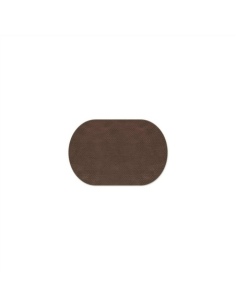 OVAL PLACEMATS 30x20 cm OVALE personalized | single piece | JUTE BROWN