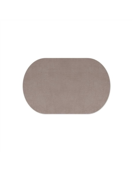 OVAL PLACEMATS 47x30 cm OVALE personalized | single piece | JUTE GREY