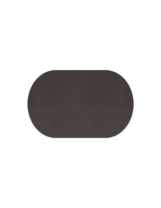 OVAL PLACEMATS 47x30 cm OVALE personalized | single piece | JUTE BLACK