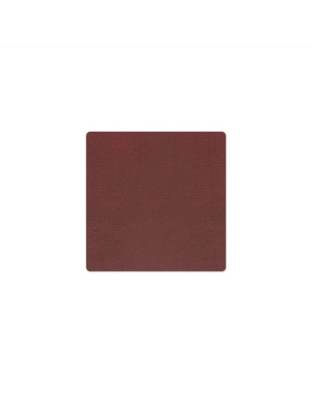 PLACEMATS 32x32 cm personalized | single piece | JUTE BURGUNDY