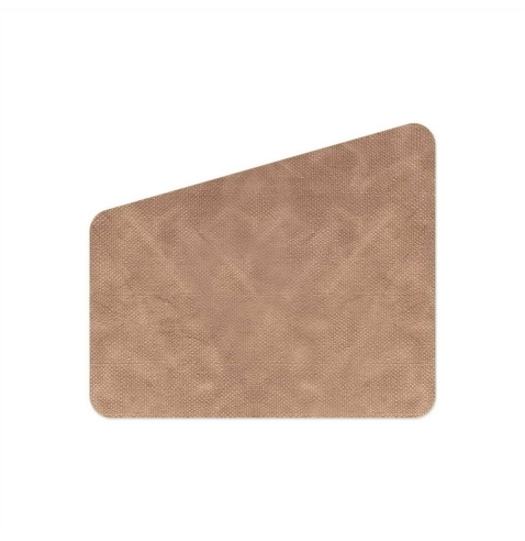 PLACEMATS 47x40 cm TRAPEZIO personalized | single piece | JUTE CAMEL
