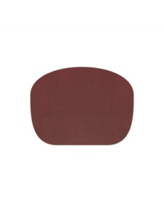 PLACEMATS 45x34 cm POUF personalized | single piece | JUTE BURGUNDY