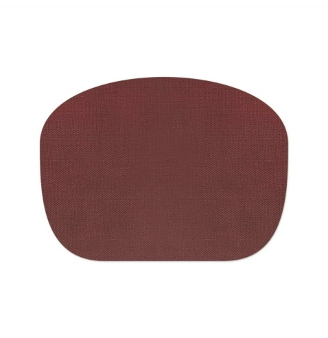 PLACEMATS 54x40 cm POUF personalized | single piece | JUTE BURGUNDY
