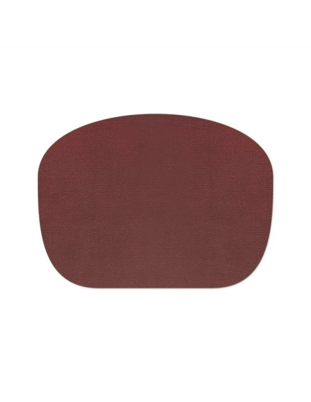 PLACEMATS 54x40 cm POUF personalized | single piece | JUTE BURGUNDY