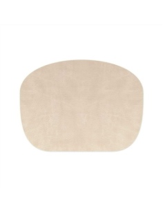 PLACEMATS 54x40 cm POUF personalized | single piece | JUTE IVORY