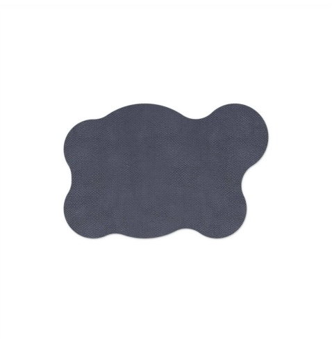 PLACEMATS 44x29 cm BLOB personalized | single piece | JUTE BLUE