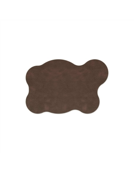 PLACEMATS 44x29 cm BLOB personalized | single piece | JUTE BROWN