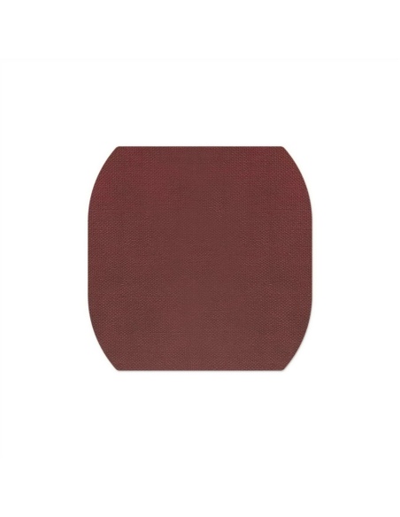 PLACEMATS 40x40 cm RUNNER personalized | single piece | JUTE BURGUNDY