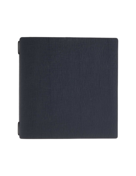menu holder QUADRATO (23x23,1 cm) hot stamping only elastic CHEF BLUE