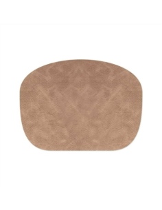 PLACEMATS 54x40 cm POUF personalized | single piece | JUTE CAMEL