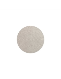ROUND PLACEMATS 32 cm personalized | single piece | LIGHT JUTA WHITE O