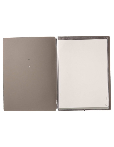 menu holder A4 (23,2x31,8 cm) "personalized" METAL label (min. 18 pcs)