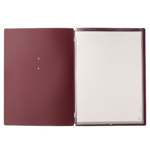 menu holder A4 (23,2x31,8 cm) METAL label "menu" 2 envelopes (4 sides)
