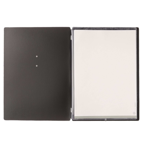 menu holder A4 (23,2x31,8 cm) METAL label "menu" 2 envelopes (4 sides)