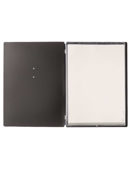 menu holder A4 (23,2x31,8 cm) METAL label "menu" 2 envelopes (4 sides)