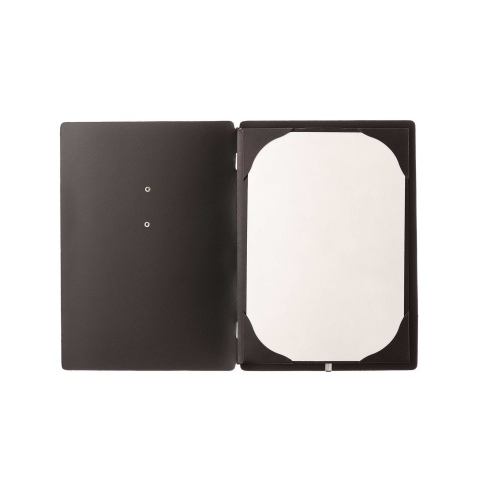menu holder A5 (16,5x23,1 cm) METAL label "menu" frame (4 sides) CHEF 