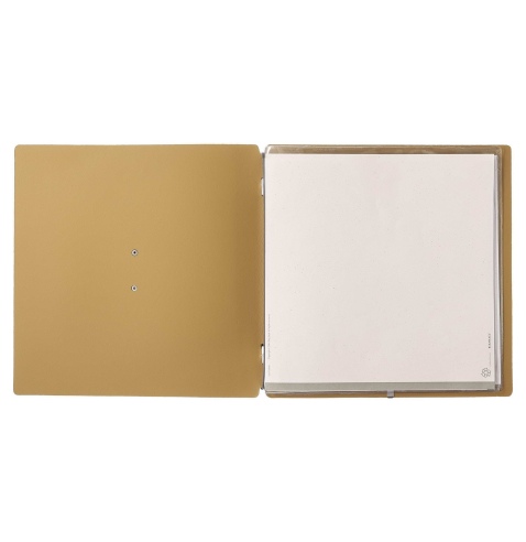 menu holder QUADRATO (23x23,1 cm) "personalized" METAL label (min. 18 