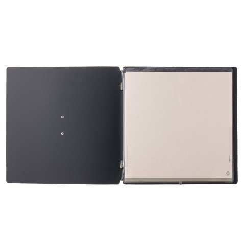 Porta Menu QUADRATO (23x23,1 cm) etichetta METAL "personalizzata" (min