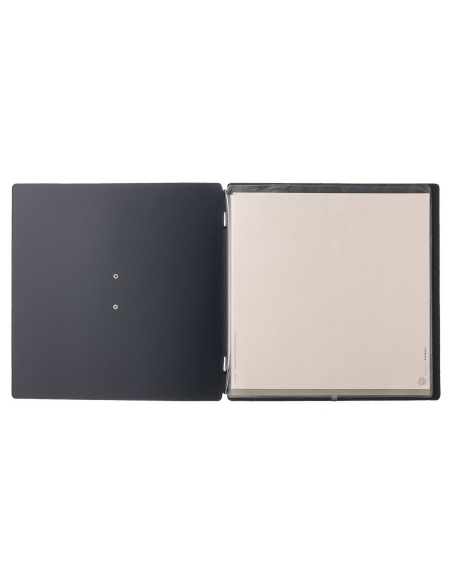 menu holder QUADRATO (23x23,1 cm) "personalized" METAL label (min. 18 