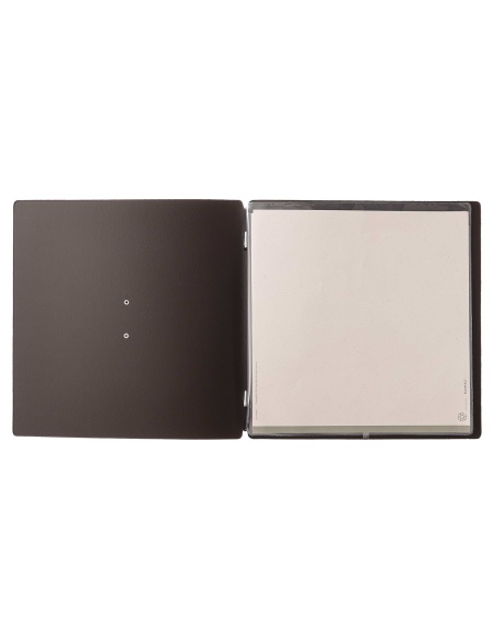 menu holder QUADRATO (23x23,1 cm) METAL label "menu" 2 envelopes (4 si