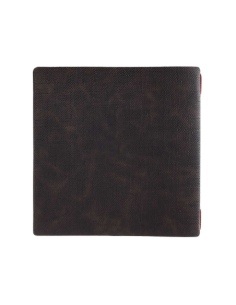 menu holder QUADRATO (23x23,1 cm) PATCH label "menu" only elastic JUTE 2
