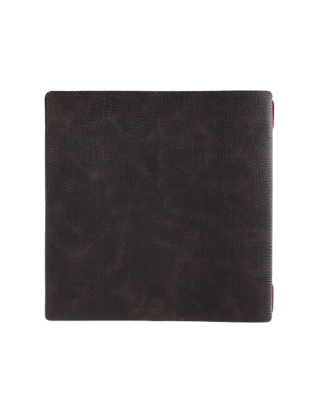 menu holder QUADRATO (23x23,1 cm) PATCH label "menu" only elastic JUTE