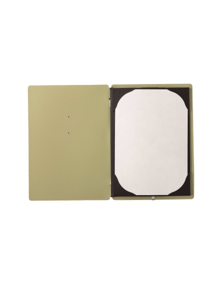 menu holder A5 (16,5x23,1 cm) METAL label "menu" frame (4 sides) CHEF 