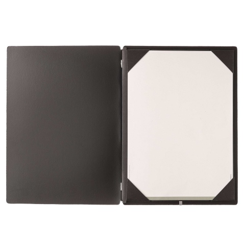 menu holder A4 (23,2x31,8 cm) without label frame (4 sides) CHEF BLACK