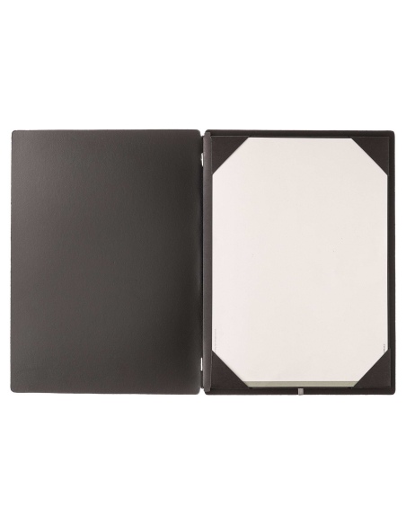 menu holder A4 (23,2x31,8 cm) without label frame (4 sides) CHEF BLACK