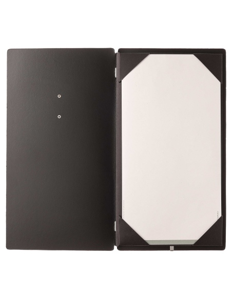 menu holder A4 SLIM (17,4x31,8 cm) "personalized" METAL label (min. 18