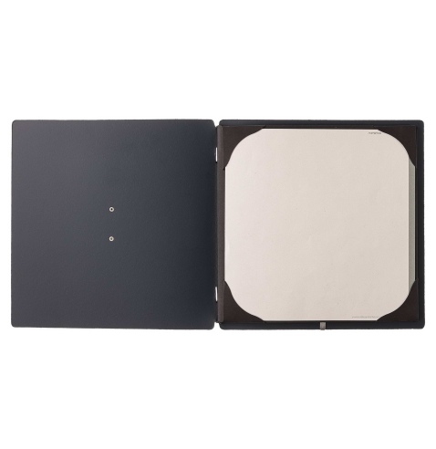 menu holder QUADRATO (23x23,1 cm) METAL label "menu" frame (4 sides) C