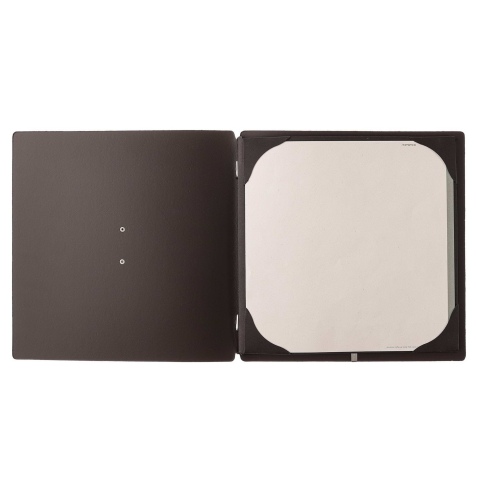 menu holder QUADRATO (23x23,1 cm) METAL label "menu" frame (4 sides) C