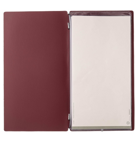 Porta Menu A4 SLIM (17,4x31,8 cm) senza etichetta 2 buste (4 facciate)