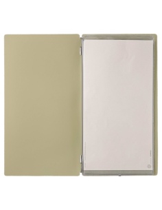 Porta Menu A4 SLIM (17,4x31,8 cm) senza etichetta 2 buste (4 facciate) 2
