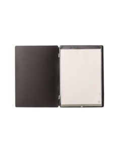 Porta Menu A5 (16,5x23,1 cm) stampa a caldo 2 buste (4 facciate) elastico nero CHEF NERO 2
