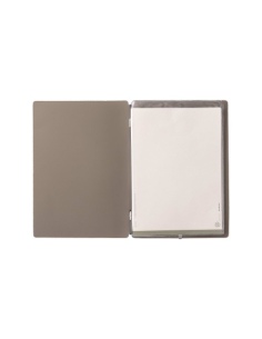 Porta Menu A5 (16,5x23,1 cm) stampa a caldo 2 buste (4 facciate) elastico nero CHEF TORTORA 2