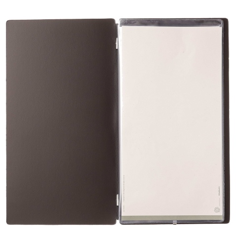 menu holder A4 SLIM (17,4x31,8 cm) hot stamping 2 envelopes (4 sides) 