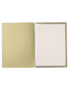 Porta Menu A4 (23,2x31,8 cm) stampa a caldo 2 buste (4 facciate) elast 2