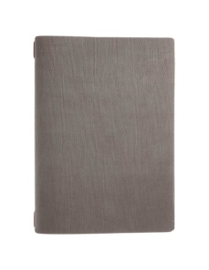 menu holder A4 (23,2x31,8 cm) hot stamping only elastic JUTE GREY