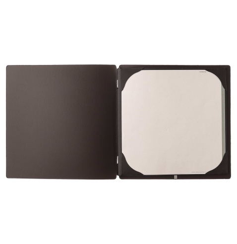 menu holder QUADRATO (23x23,1 cm) hot stamping frame (4 sides) CHEF BR