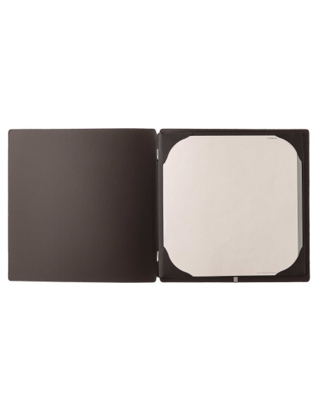 menu holder QUADRATO (23x23,1 cm) hot stamping frame (4 sides) CHEF BR