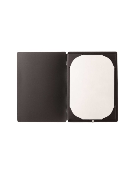 menu holder A5 (16,5x23,1 cm) hot stamping frame (4 sides) CHEF BLACK
