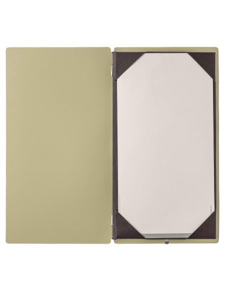 menu holder A4 SLIM (17,4x31,8 cm) hot stamping frame (4 sides) CHEF S