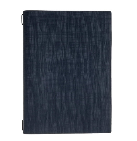 menu holder A4 (23,2x31,8 cm) without label only elastic CHEF BLUE