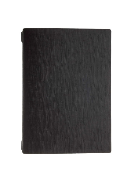 menu holder A4 (23,2x31,8 cm) without label frame (4 sides) CHEF BROWN